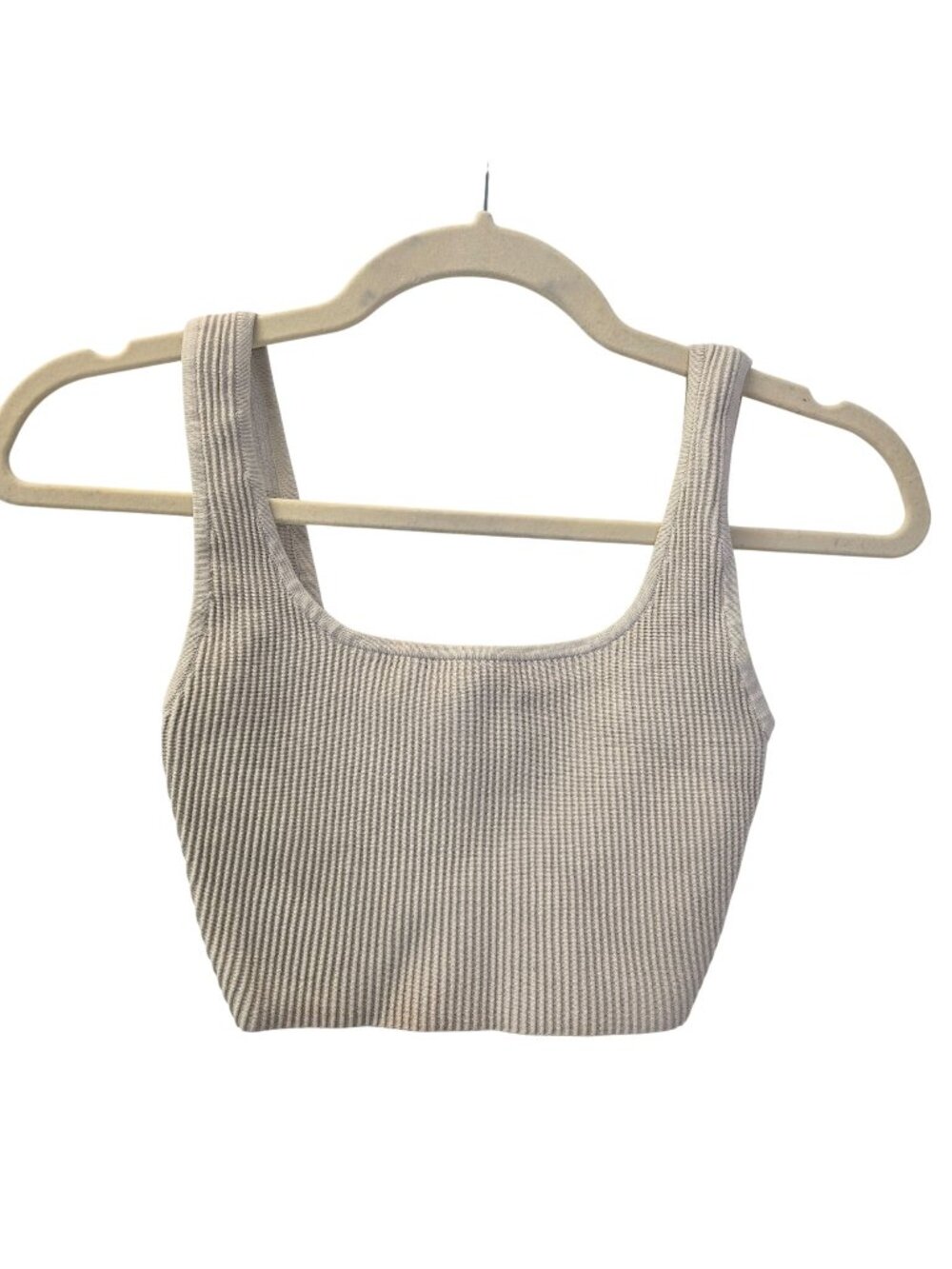 Babaton Ribbed Crop Top Size 2XS